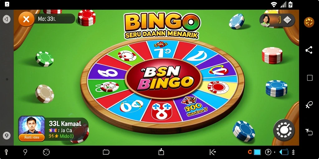 Screenshot gameplay 33L yang menunjukkan keseruan bermain Bingo.