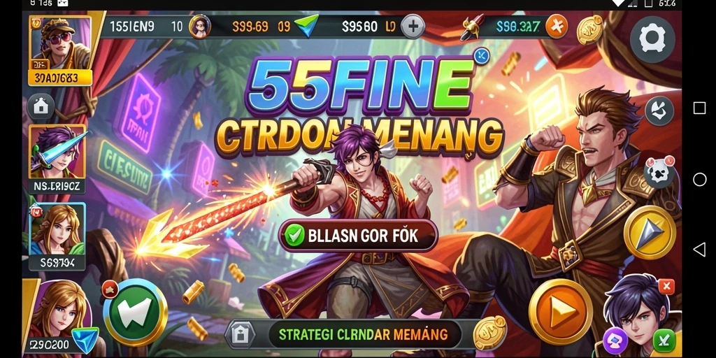 Tampilan screenshot gameplay 55FIVE yang menegangkan.