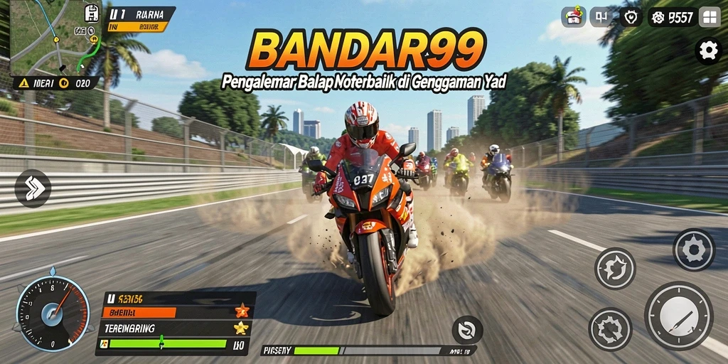 Gameplay seru dari balapan motor di BANDAR99.