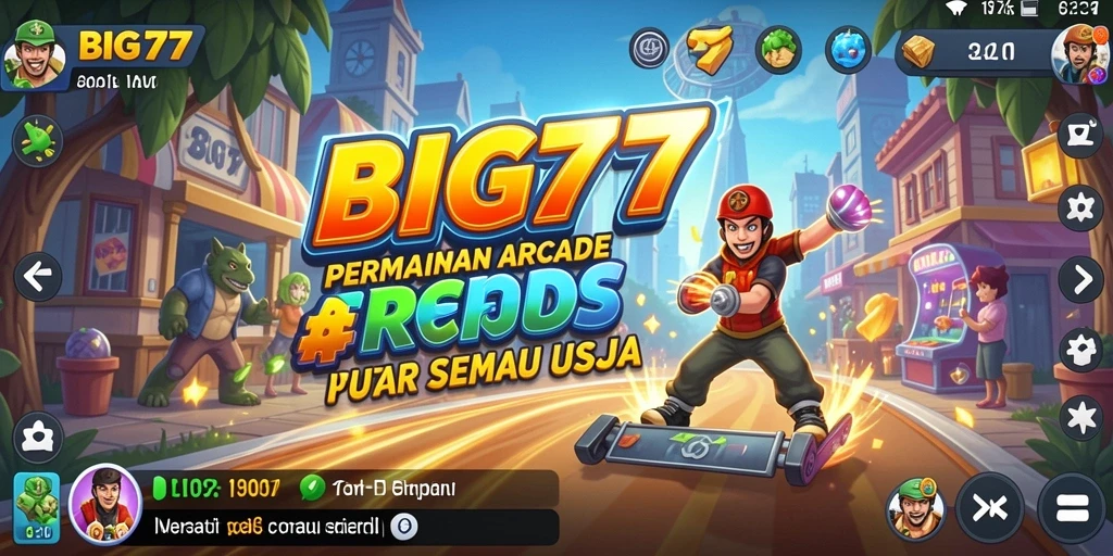 Tangkapan layar dari gameplay seru BIG77 di level yang menantang.