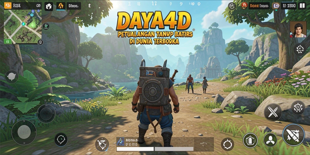 Tampilan gameplay <strong>DAYA4D</strong> yang menakjubkan dalam dunia terbuka.