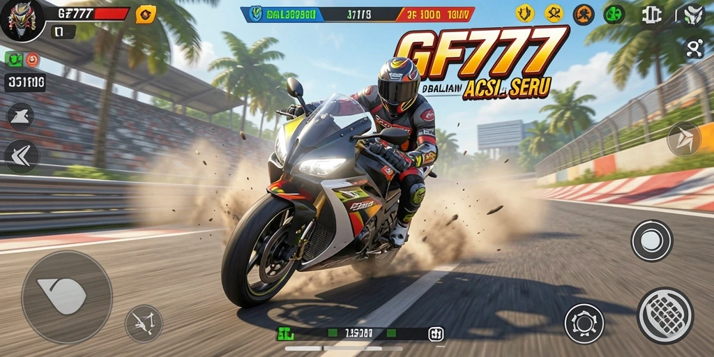 Tampilan gameplay seru dan mendebarkan dari GF777.