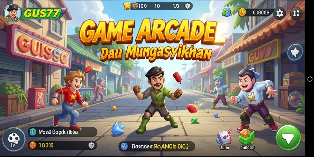 Screenshot utama GUS77 menampilkan gameplay seru dan menarik.
