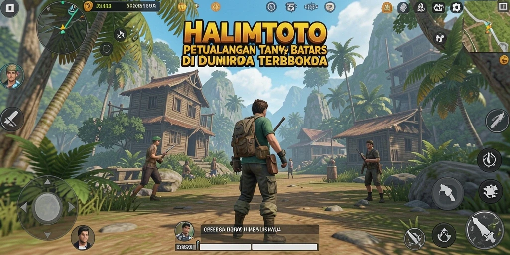 Tampilan menarik gameplay Open World HALIMTOTO dengan petualangan yang mendalam.