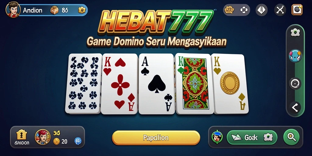 Tampilan menarik gameplay HEBAT777 yang seru dan menantang.
