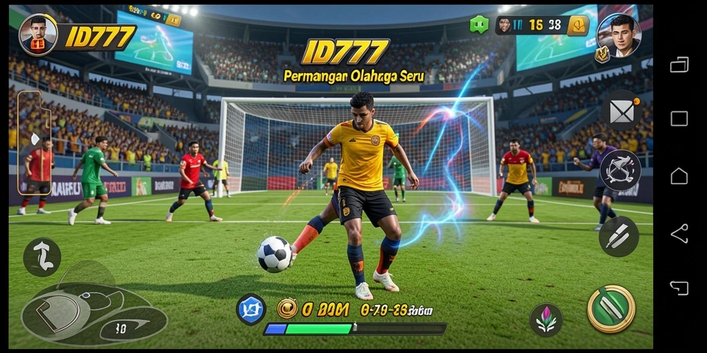 Tampilan gameplay menegangkan dan interaktif dari ID777.