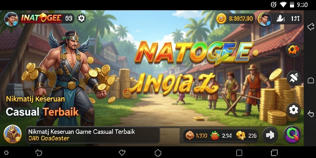 Tangkapan layar gameplay INATOGEL yang menyenangkan dan menantang.