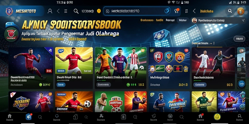 Tampilan permainan sportsbook di aplikasi Mesirtoto yang menarik.