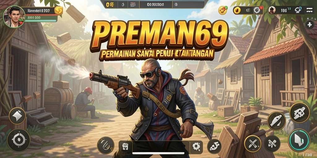 Tampilan gameplay PREMAN69 yang mengasyikkan dengan banyak warna.