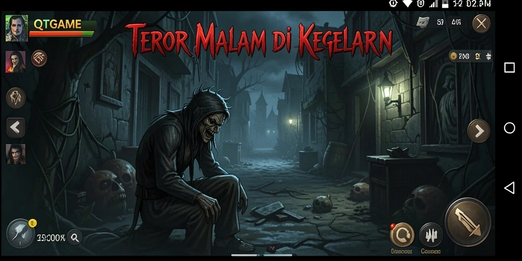 Glimpse gameplay QTGAME dengan atmosfer Horror yang mencekam.