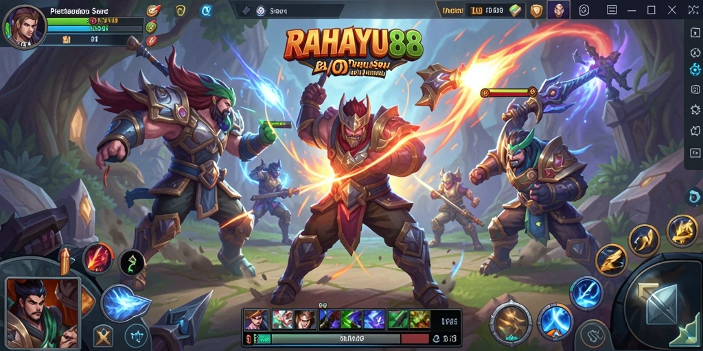 Gameplay seru dengan pertarungan taktis di RAHAYU88.