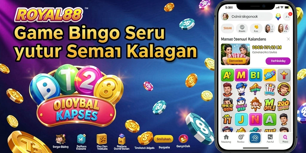Screenshot gameplay Bingo seru di ROYAL88.