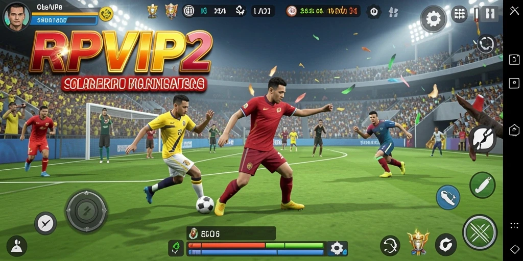 Screenshot RPVIP2 menampilkan aksi olahraga yang seru dan kompetitif.