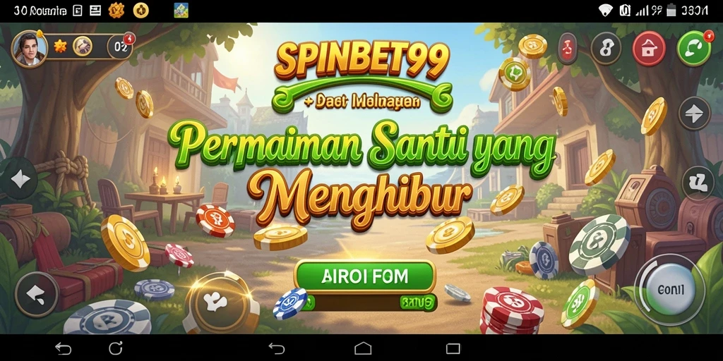 Tampilan gameplay SPINBET99 yang penuh warna dan seru.