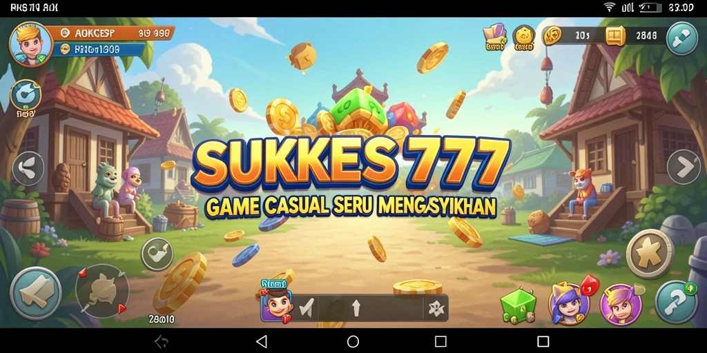 Tampilan gameplay <strong>SUKSES777</strong> yang seru dan colorful.