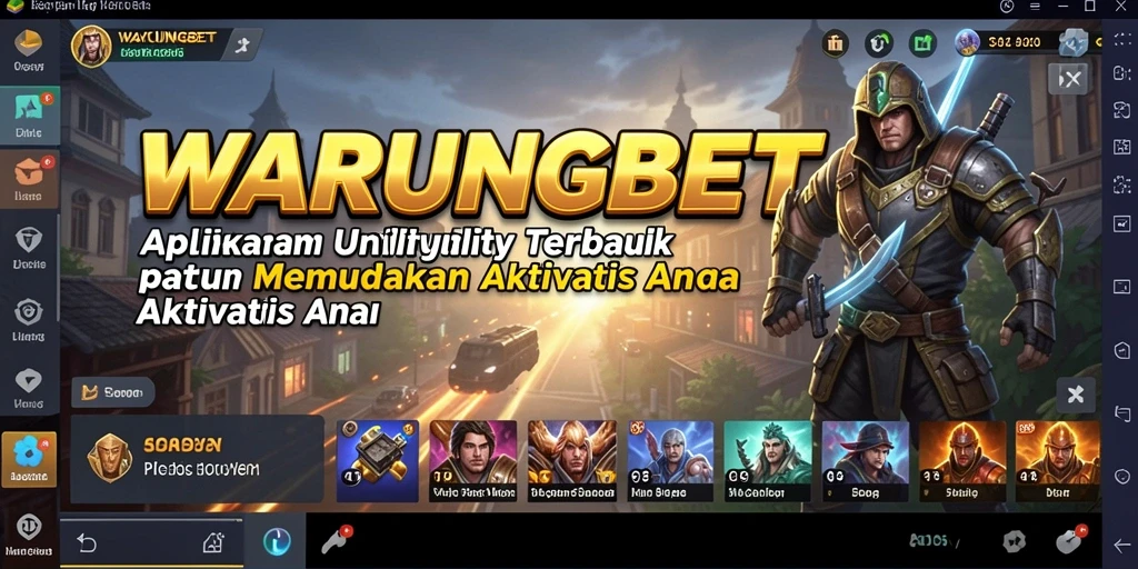 Tampilan antarmuka aplikasi WARUNGBET yang intuitif dan menarik.