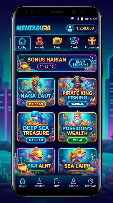 Halaman aplikasi dengan ulasan pengguna di mentari138.